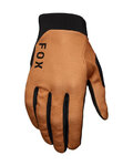 FOX Cycling long-finger gloves - RANGER GEL - brown