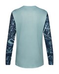 FOX Cycling summer long sleeve jersey - RANGER IMAGE PRINT LS - blue/light blue