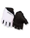 GIRO Cycling fingerless gloves - JAG - white