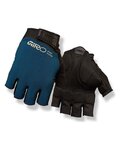 GIRO Cycling fingerless gloves - BRAVO II GEL - blue