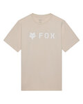 FOX Cycling short sleeve t-shirt - ABSOLUTE 195 ORIGINAL SS - beige/white
