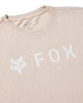 FOX Cycling short sleeve t-shirt - ABSOLUTE 195 ORIGINAL SS - beige/white