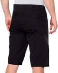 100% SPEEDLAB Cycling shorts without bib - AIRMATIC SHORTS - black