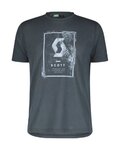SCOTT Cycling short sleeve t-shirt - DEFINED DRI SS - grey