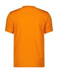 SCOTT Cycling short sleeve jersey - TRAIL FLOW ZIP W - orange