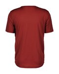 SCOTT Cycling short sleeve jersey - TRAIL FLOW SS - red