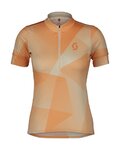 SCOTT Cycling short sleeve jersey - ENDURANCE 15 W - yellow/orange