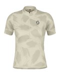 SCOTT Cycling short sleeve jersey - ENDURANCE 20 - beige