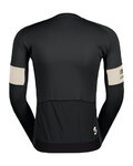 SCOTT Cycling summer long sleeve jersey - ENDURANCE PRO - black/white