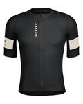 SCOTT Cycling short sleeve jersey - ENDURANCE PRO - black/white