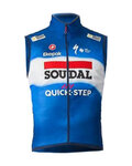 CASTELLI Cycling gilet - SOUDAL QUICK-STEP 2024 PRO LIGHT WIND - blue/white/red