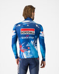CASTELLI Cycling winter long sleeve jersey - PRO THERMAL QUICK STEP 2025 - blue/red
