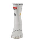 CASTELLI Cyclingclassic socks - ROSSO CORSA PRO 18 SOUDAL QUICK-STEP 2026 - white