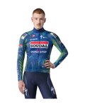 CASTELLI Cycling summer long sleeve jersey - MID WEIGHT 2 LS TEAM SOUDAL QUICK-STEP 2026 - blue