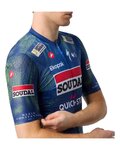 CASTELLI Cycling short sleeve jersey - COMPETIZIONE 4 TEAM SOUDAL QUICK-STEP 2026 - blue/green