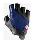 CASTELLI Cycling fingerless gloves - ROSSO CORSA PRO V - blue