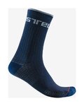 CASTELLI Cyclingclassic socks - DISTANZA 20 - blue