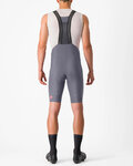 CASTELLI Cycling bib shorts - ESPRESSO - grey