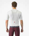 CASTELLI Cycling short sleeve jersey - ESPRESSO - white