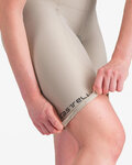 CASTELLI Cycling bib shorts - ESPRESSO - beige