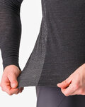 CASTELLI Cycling long sleeve t-shirt - MERINO - grey