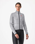 CASTELLI waterproof jacket - SQUALL SHELL W - silver