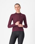 CASTELLI Cycling winter long sleeve jersey - ESPRESSO THERMAL W LS - red