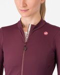 CASTELLI Cycling winter long sleeve jersey - ESPRESSO THERMAL W LS - red
