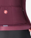 CASTELLI Cycling winter long sleeve jersey - ESPRESSO THERMAL W LS - red