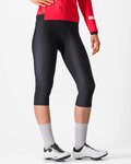 CASTELLI Cycling 3/4 lenght shorts without bib - ENTRATA W - black