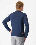 CASTELLI hoodie - CLASSICO TRACK - blue