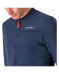 CASTELLI hoodie - CLASSICO TRACK - blue