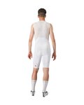 CASTELLI Cycling bib shorts - FREE AERO RACE - white