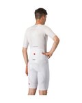 CASTELLI Cycling bib shorts - FREE AERO RACE - white