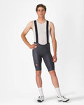 CASTELLI Cycling bib shorts - COMPETIZIONE 2 - grey