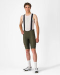 CASTELLI Cycling bib shorts - COMPETIZIONE 2 - green