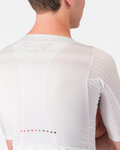 CASTELLI Cycling short sleeve jersey - AERO RACE 8S - white