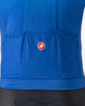 CASTELLI Cycling short sleeve jersey - UPF - blue