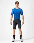 CASTELLI Cycling short sleeve jersey - UPF - blue