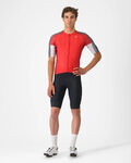CASTELLI Cycling short sleeve jersey - ENTRATA 6 - red/grey