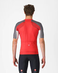 CASTELLI Cycling short sleeve jersey - ENTRATA 6 - red/grey