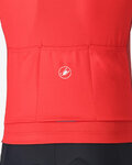 CASTELLI Cycling short sleeve jersey - ENTRATA 6 - red/grey
