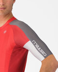 CASTELLI Cycling short sleeve jersey - ENTRATA 6 - red/grey