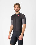 CASTELLI Cycling short sleeve jersey - ENTRATA 6 - anthracite