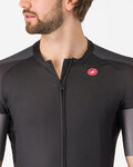 CASTELLI Cycling short sleeve jersey - ENTRATA 6 - anthracite