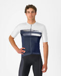 CASTELLI Cycling short sleeve jersey - SIMBOLO - blue/white