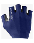 CASTELLI Cycling fingerless gloves - ESPRESSO - blue