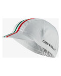 CASTELLI Cycling hat - ITALIA CAP - white
