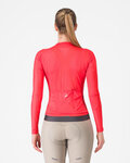 CASTELLI Cycling summer long sleeve jersey - ESPRESSO - red