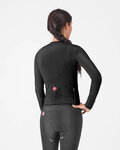 CASTELLI Cycling summer long sleeve jersey - ESPRESSO - black